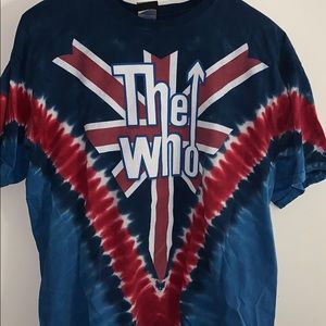 The Who Long Live Rock tie dye tee